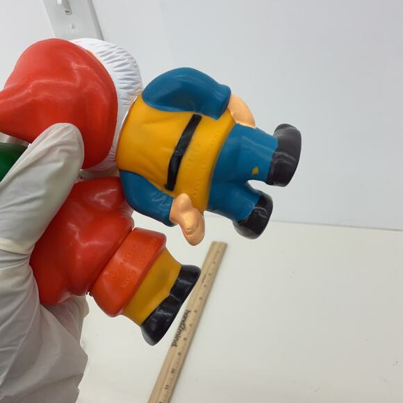 Vintage Disney Snow White's 7 Seven Dwarves Rubber Toy Figures Dopey Sleepy - Picture 3 of 4